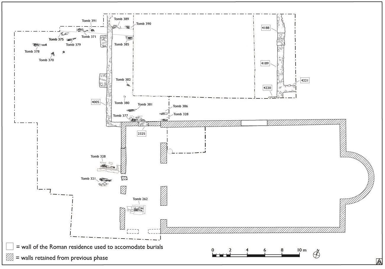 Figure 27. Phase plan showing Central Medieval A (Margaret Andrews).