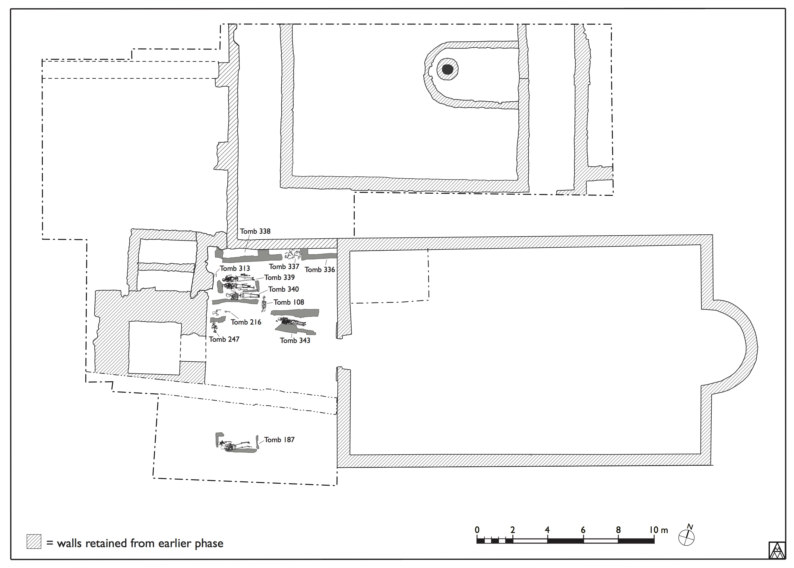 Figure 36. Phase plan showing Late Medieval A (Margaret Andrews).