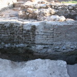 Figure 18. Northern wall of narthex [2422] showing entrance.