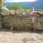 Figure 19. Southern wall of narthex abutting church.