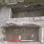 Figure 24. T331 containing the crouched skeleton of a juvenile 3914*.