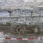 Figure 53. Grave (T133) of an adult male found with two rings in the substructures of the bell tower.