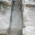 Figure 34. Robber trench 1202 in Room 1.