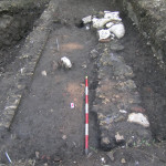 Figure 18. Wall [8007] at the east of trench FI.